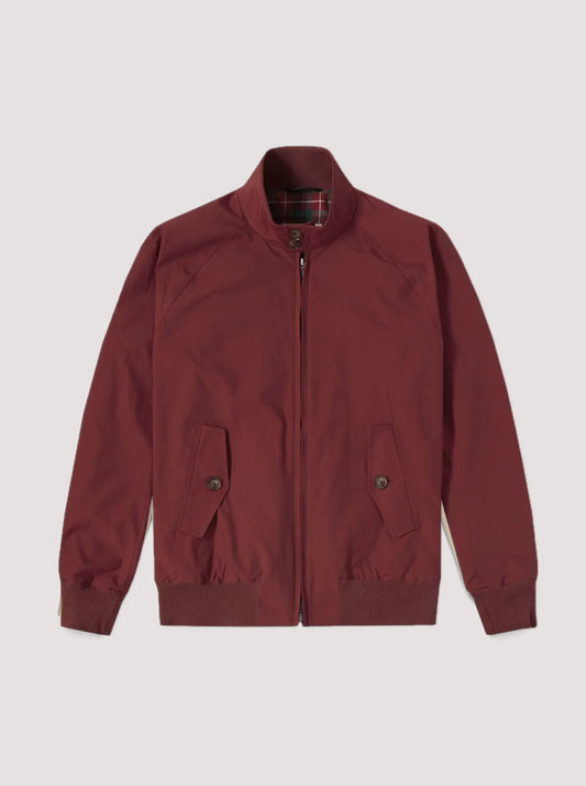 BRA G9 Classic Harrington Jacket Burgundy