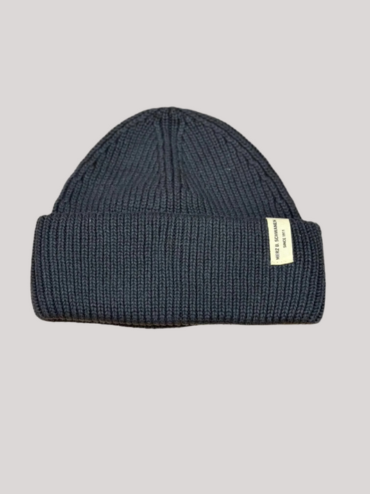 MZB KBN01 BEANIE Organic Cotton Dark Navy