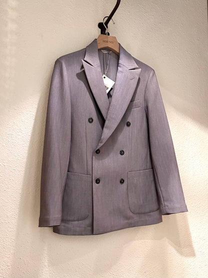 GBS PALAGIO Double-Breasted Jacket A5734 Grey