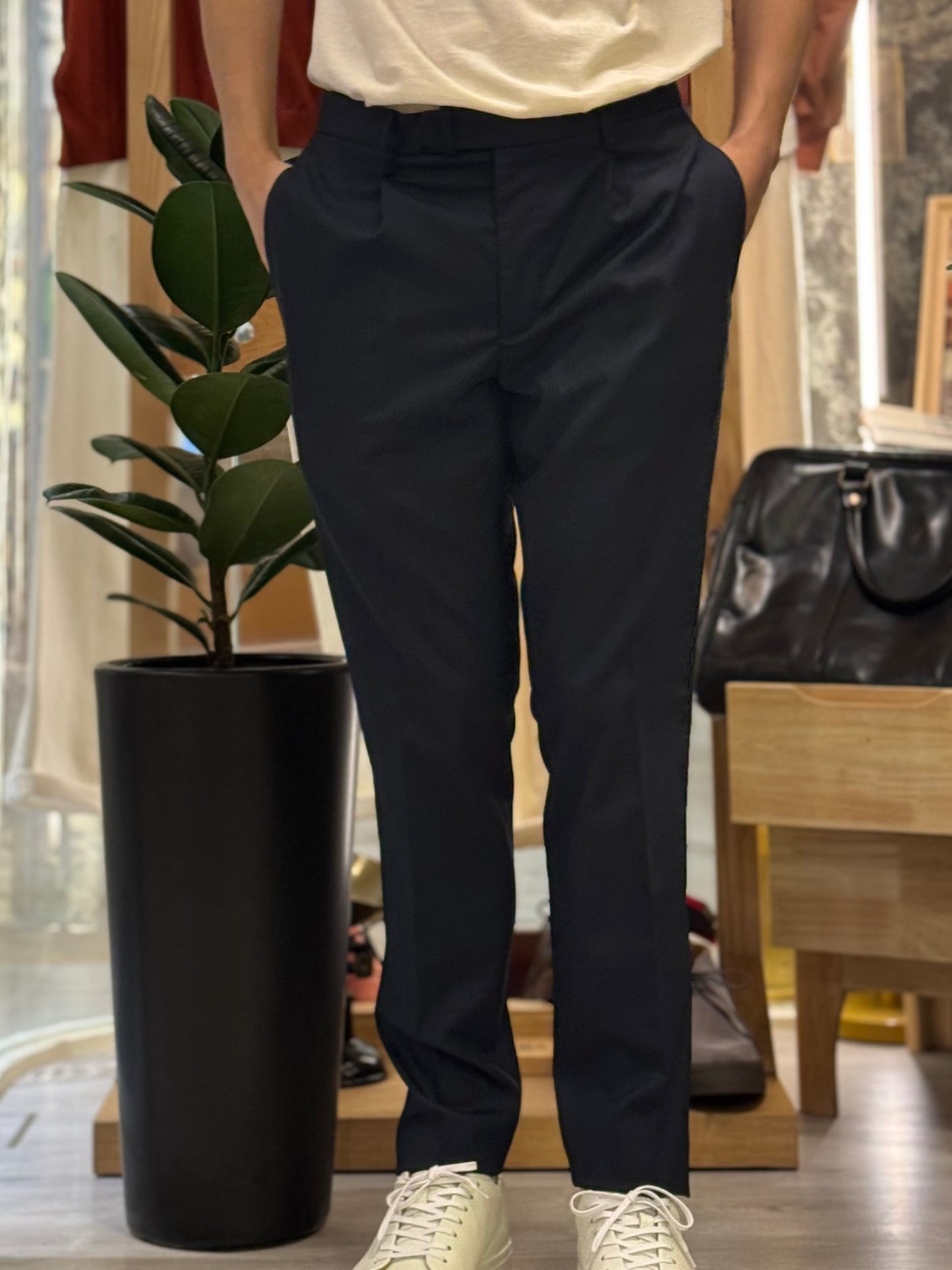 GBS DANTE 700/P Trousers A5959 Wool Blend Trousers Navy