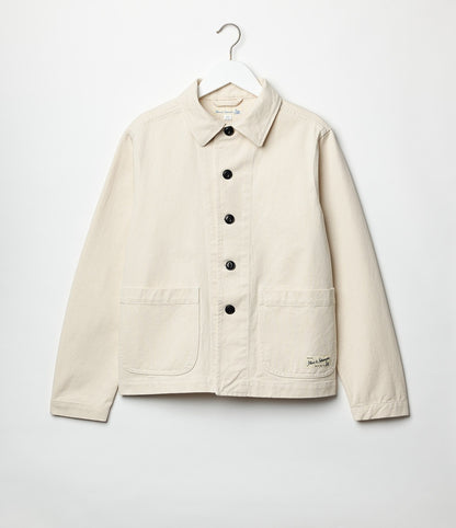 MERZB JKT08 Organic Cotton Twill Cropped Fit Jacket Nature