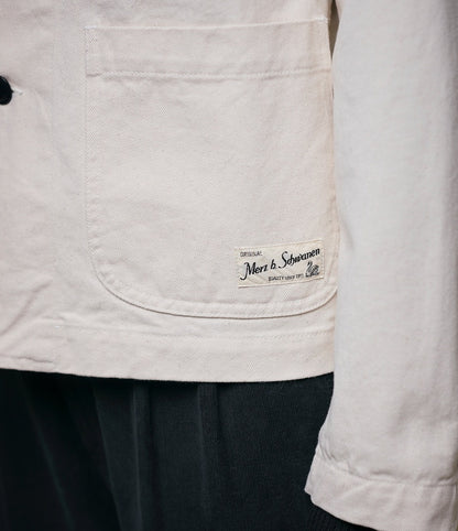 MERZB JKT08 Organic Cotton Twill Cropped Fit Jacket Nature