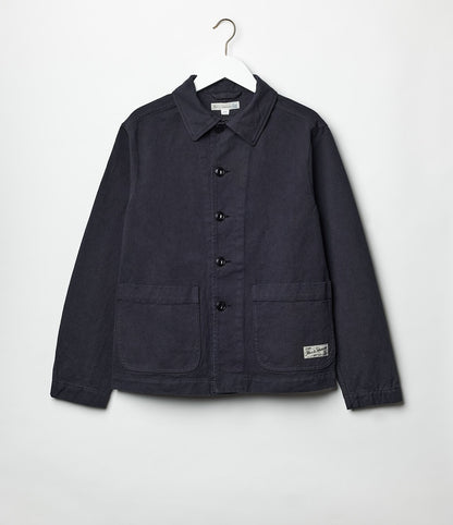 MERZB JKT08 Organic Cotton Twill Cropped Fit Jacket Charcoal