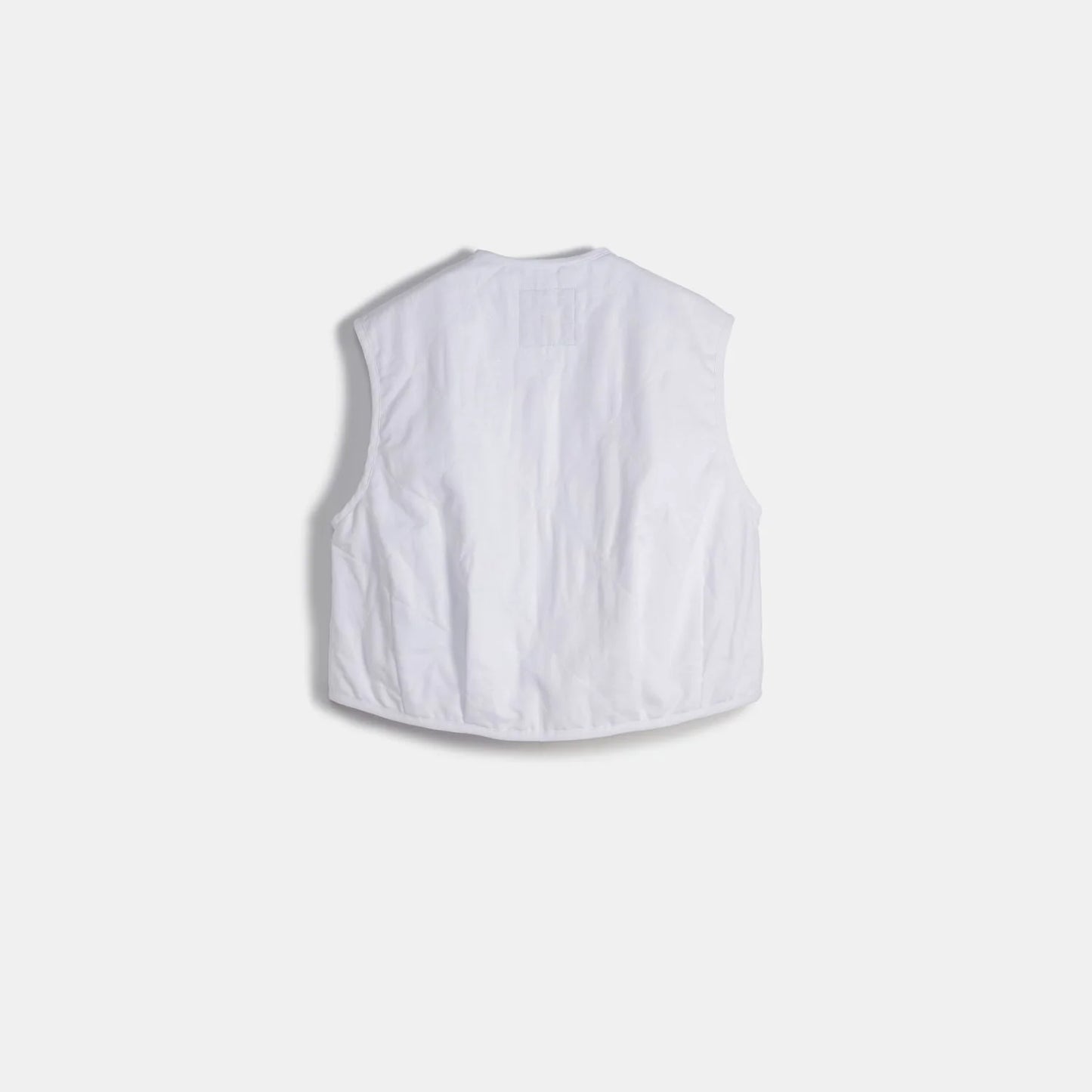 LVH Thornham Linen Cotton Cropped Cocoon Optical White