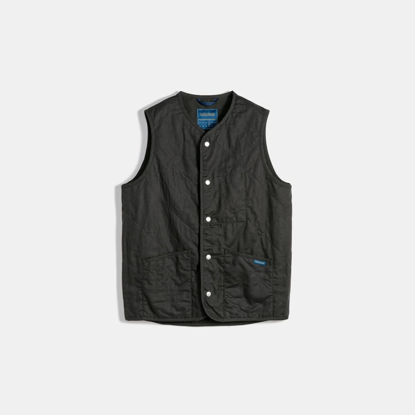 LVH Linen Cotton THORNHAM Unwadded Onyx