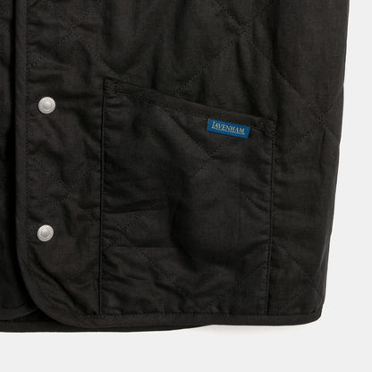 LVH Linen Cotton THORNHAM Unwadded Onyx