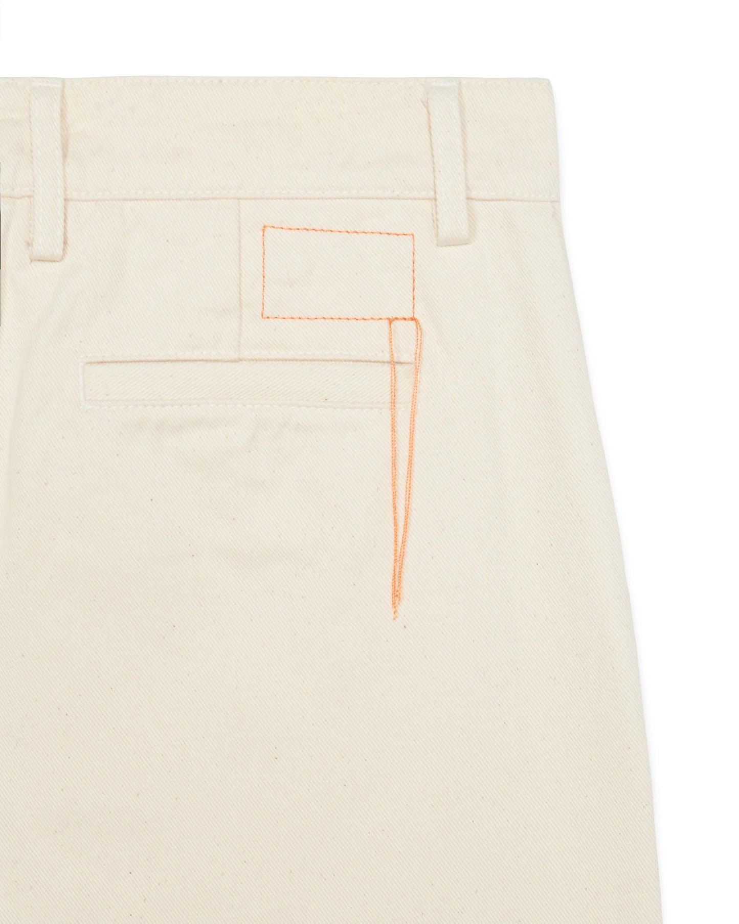 FTA MAINE Heavy Cotton Trousers Ecru