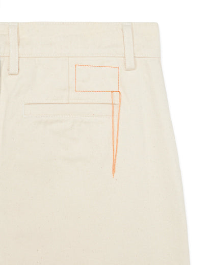 FTA MAINE Heavy Cotton Trousers Ecru