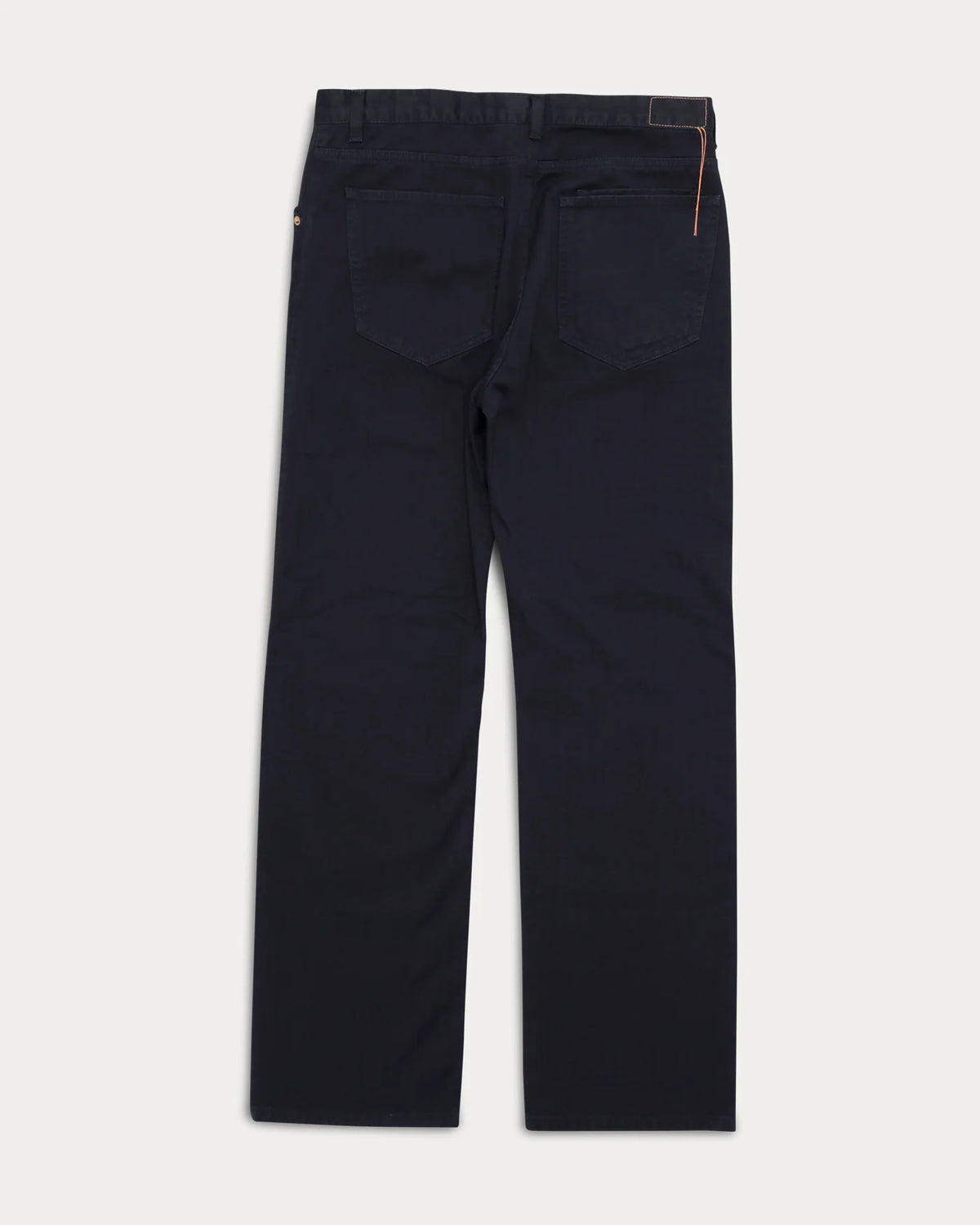 Fortela MCQUEEN Cotton Herringbone Trousers Deep Blue
