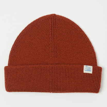 MERZB MWBN05 Sturdy Merino Wool Ribbed Beanie Clay