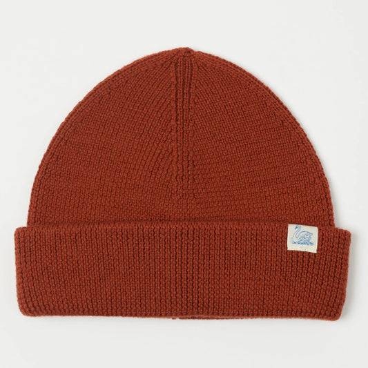 MERZB MWBN05 Sturdy Merino Wool Ribbed Beanie Clay