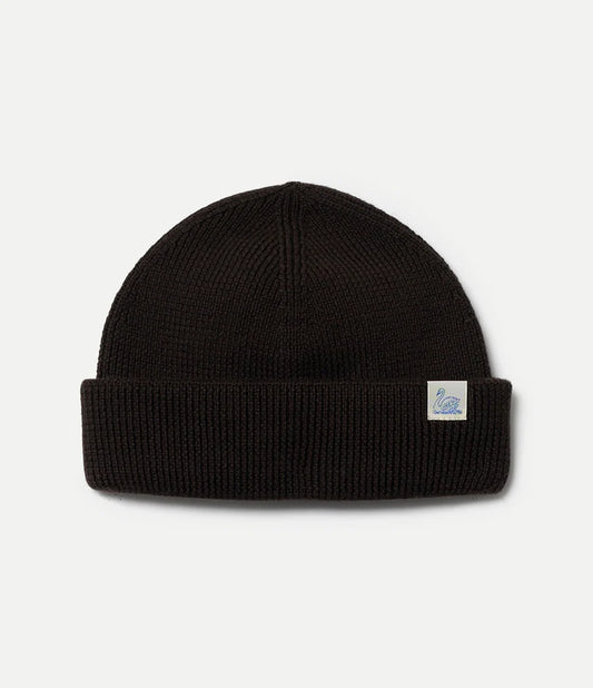 MERZB MWBN05 Sturdy Merino Wool Ribbed Beanie Coffee