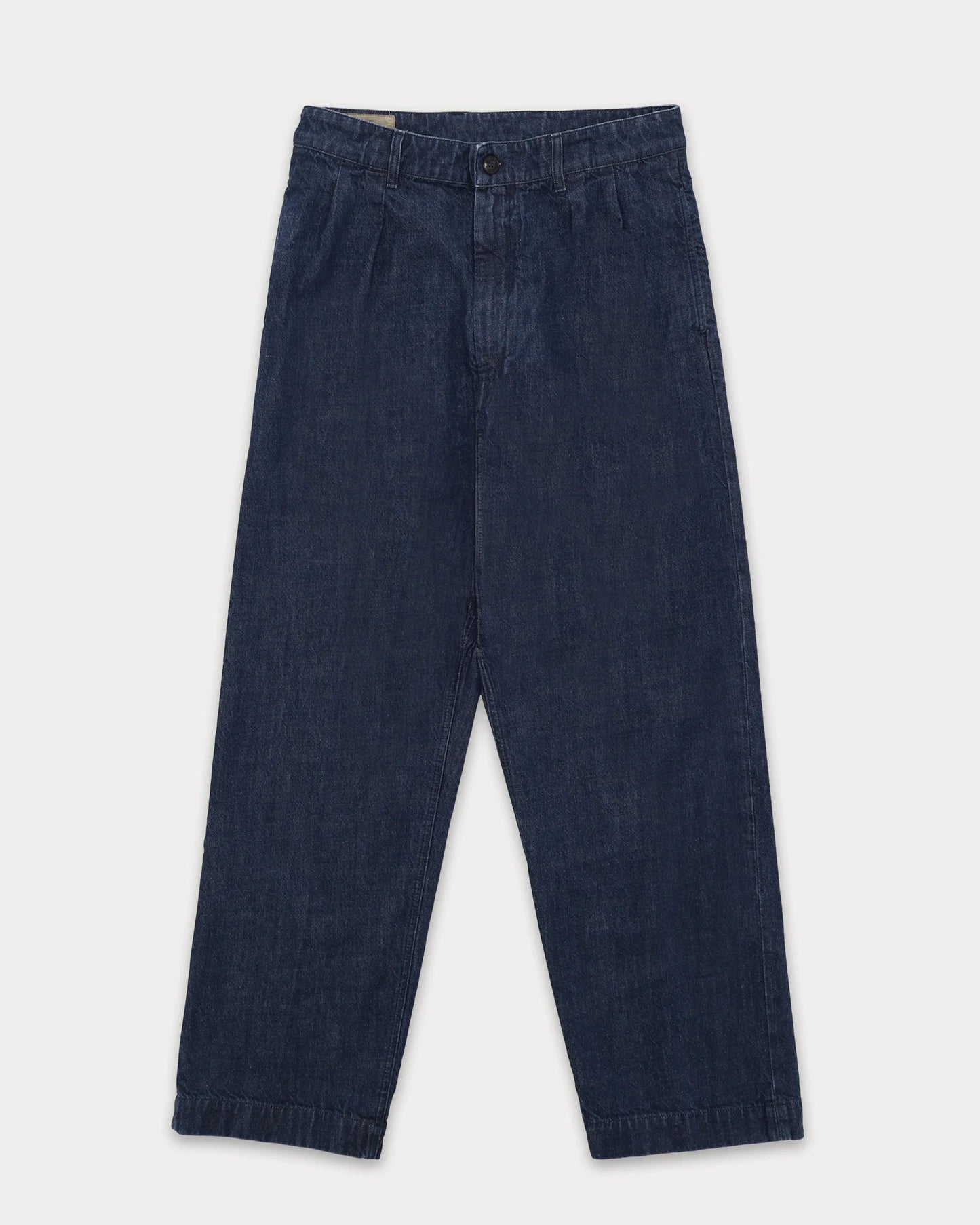 Fortela NEWYORK Pleated Denim Pants Indigo Rinse