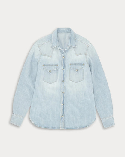 Fortela NTEX Denim Western Shirt Bleach Wash