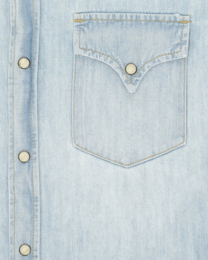 Fortela NTEX Denim Western Shirt Bleach Wash