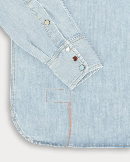 Fortela NTEX Denim Western Shirt Bleach Wash