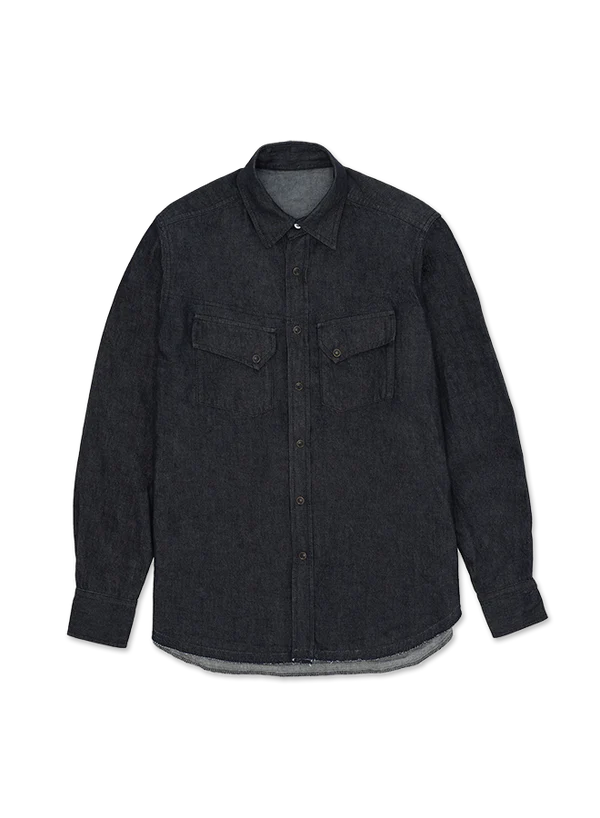 FTA PASADENA Western Denim Shirt Indigo Rinse