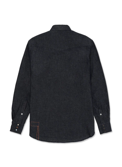 FTA PASADENA Western Denim Shirt Indigo Rinse