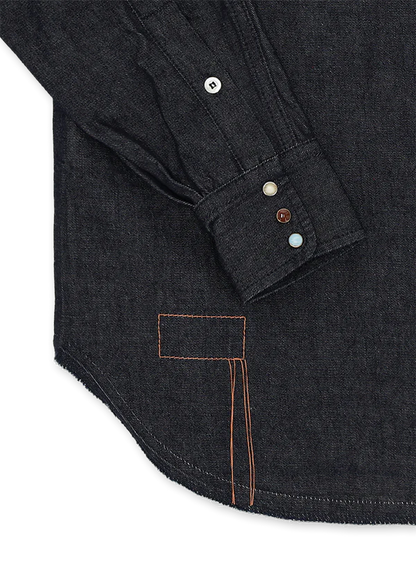 FTA PASADENA Western Denim Shirt Indigo Rinse