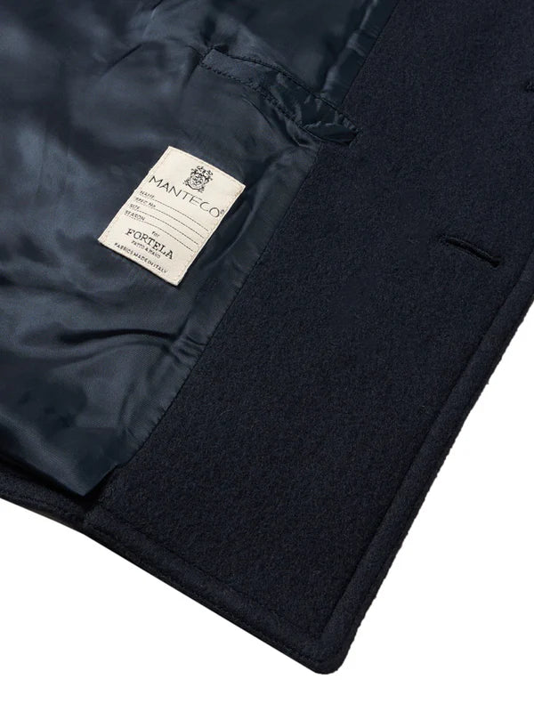 FTA PEACOAT Woven Heavy Wool Navy