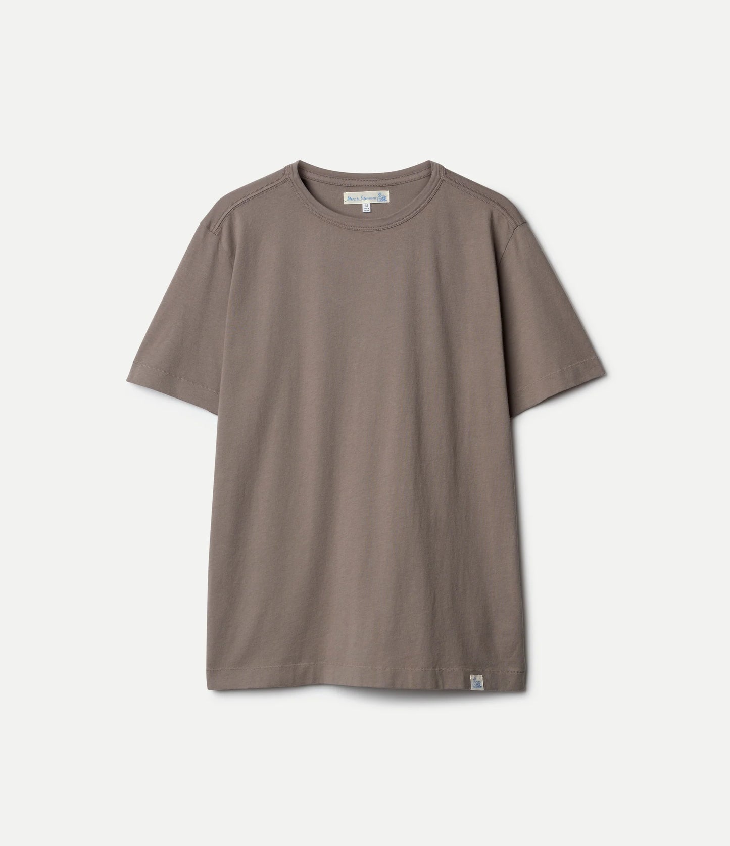 MERZB Soft Pima Cotton T-Shirt Faded Grain