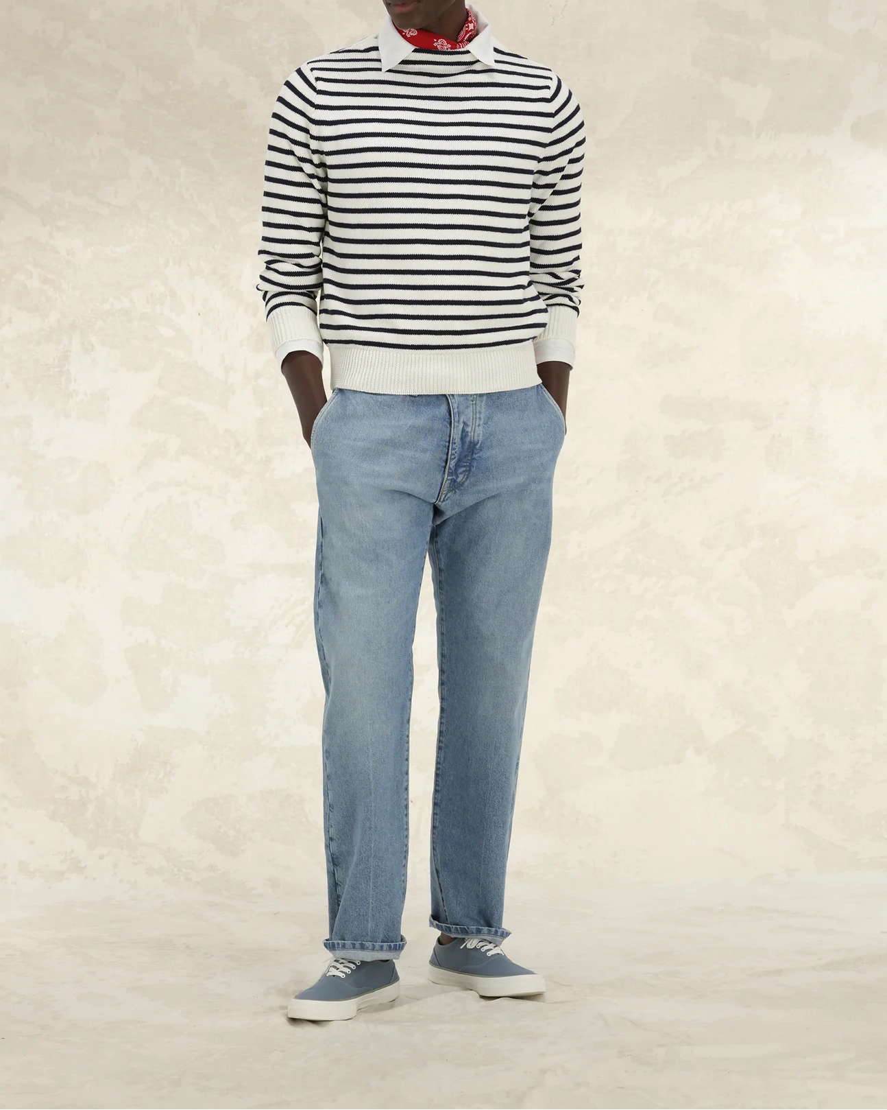 Fortela Reno Denim Pants Bleach Wash