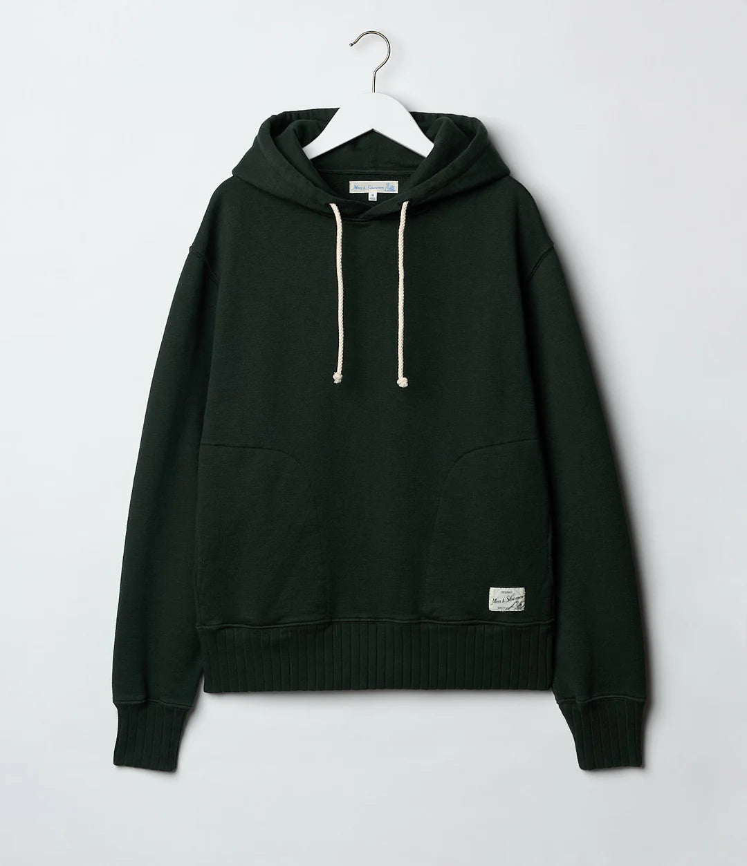 MERZB RFHD01 Heavyweight Rugged Fleece Cotton Hoodie  Forest
