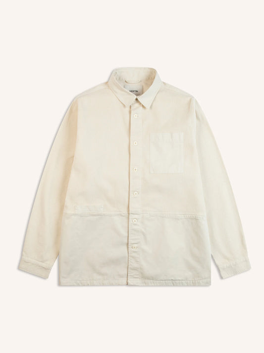 KHE Rosyth Overshirt 12W Cord+Twill Ecru