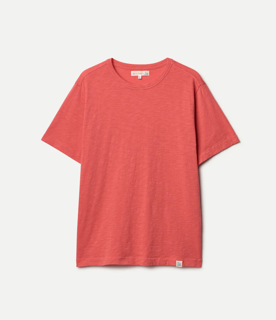 MZB SCT04 Relax Fit Pima Slub T-Shirt 5.8oz Calypso Pink