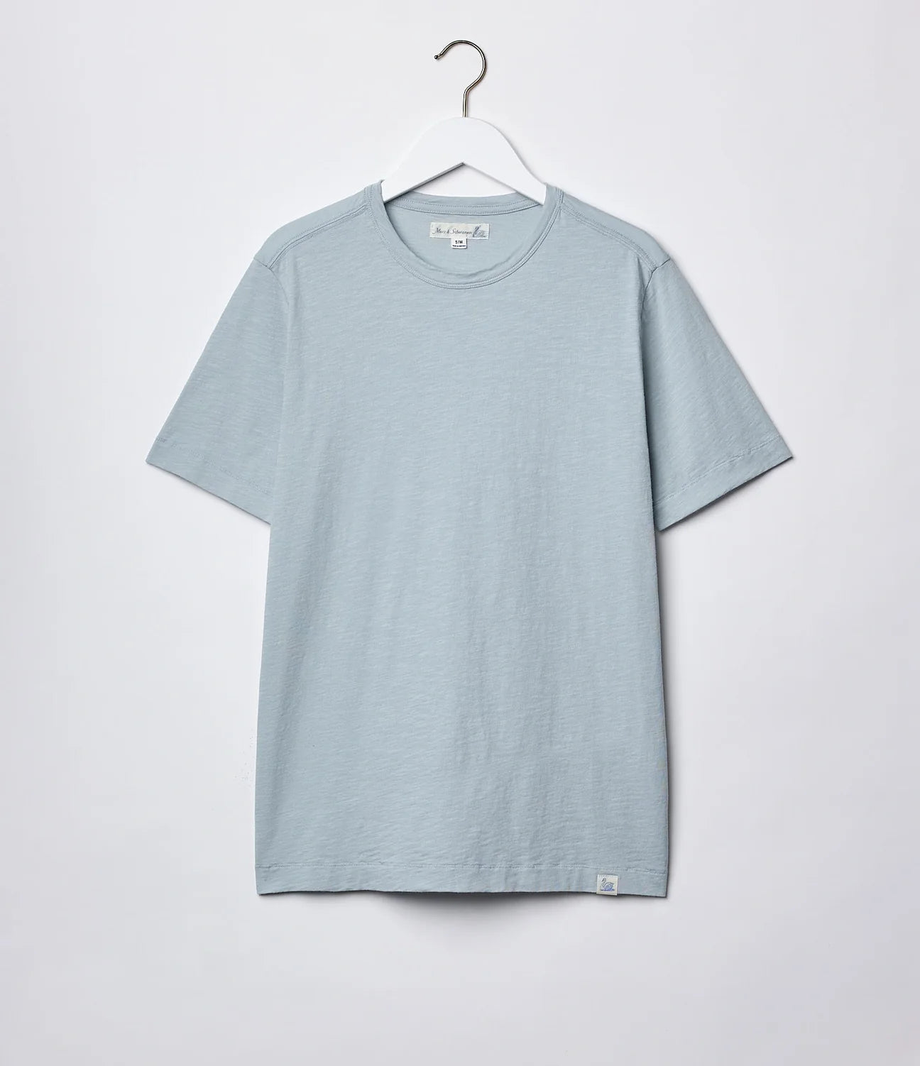MZB SCT04 Relax Fit Pima Slub T-Shirt 5.8oz Ice