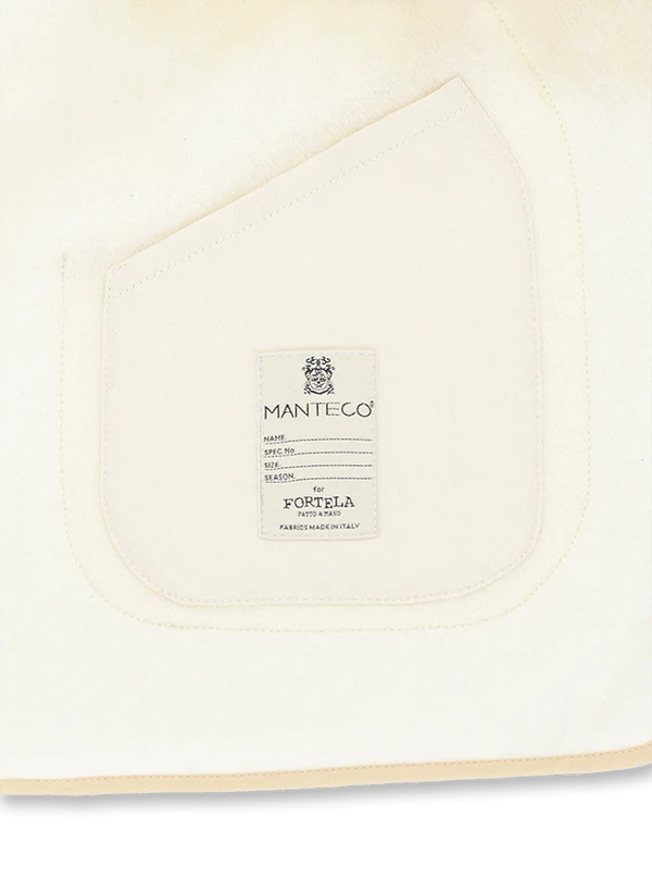 FTA SHERPA Wool Zipped Jacket White