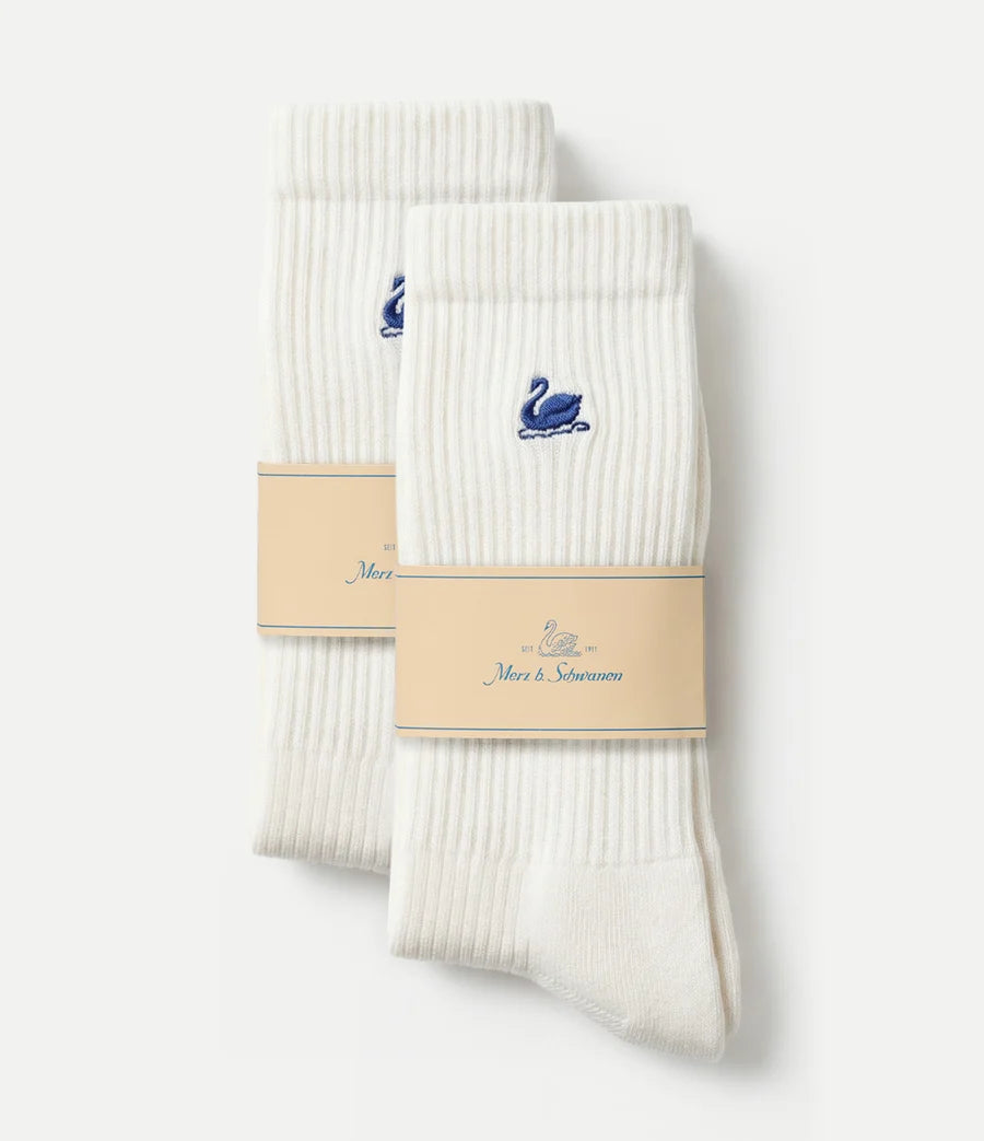 MERZB Classic Tennis Socks (2-pack) White