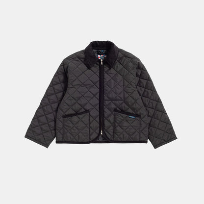 LVH TEYNHAM  Women's Cropped Quilted Jacket Sable Black