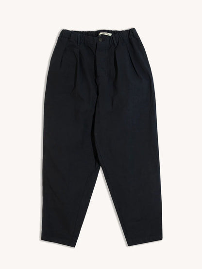 KHE Clyde Pant in Cotton Ripstop Naval Navy