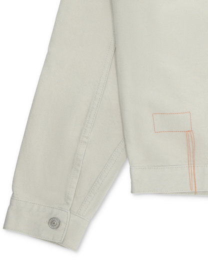 Fortela Type 1 Cotton Drill Jacket Off White