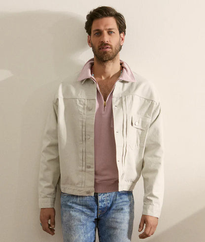 Fortela Type 1 Cotton Drill Jacket Off White