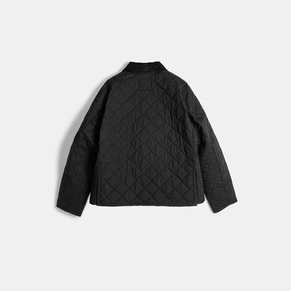 LVH Workwear Quilted Jacket Sable Black