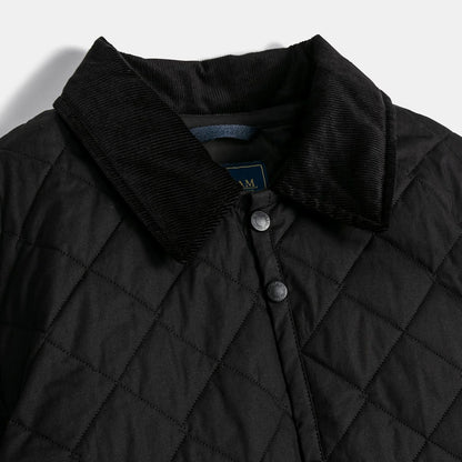 LVH Workwear Quilted Jacket Sable Black