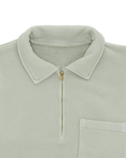 FTA YALEPM Long Sleeves Half Zip Sweatshirt Agave