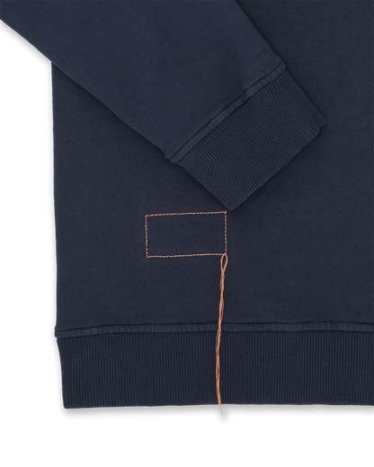 FTA YALEPM Long Sleeves Half Zip Sweatshirt Indigo