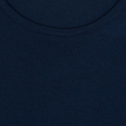 JSY BELDEN Men Sea Island Cotton T-Shirt Indigo