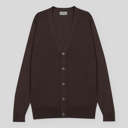 JSY BERNARD Sea Island Cotton Cardigan Raisan