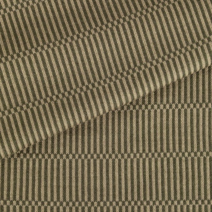 JSY CONOR Merino Jacquard Pattern T-Shirt Mansﬁeld Green/Kafka Beige