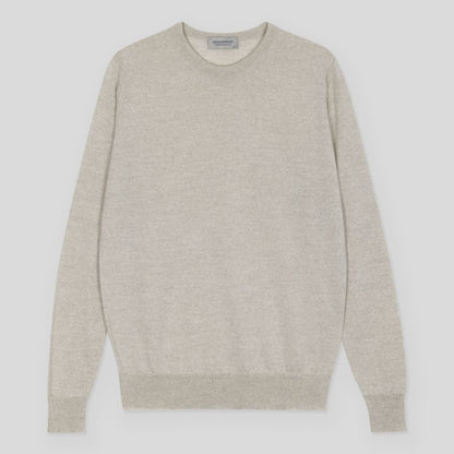 JSY DILLIE Women Merino V-Neck Pullover Grey Fleece