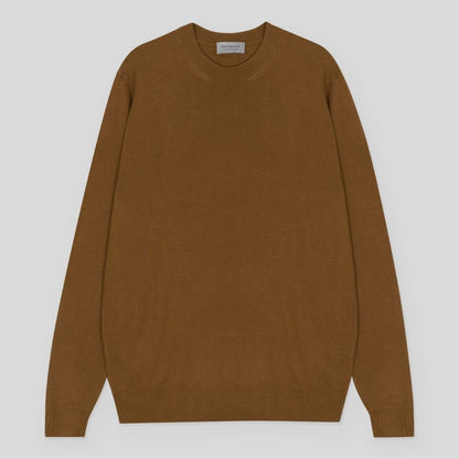 JSY DORIAN Merino Merino Wool Jumper Keats Bronze