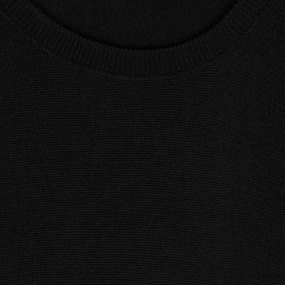JSY FARHILL Men Merino Wool Pullover Black