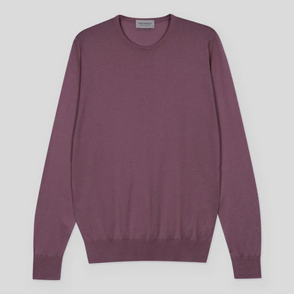 JSY HATFIELD Men Sea Island Cotton Pullover Amaranth