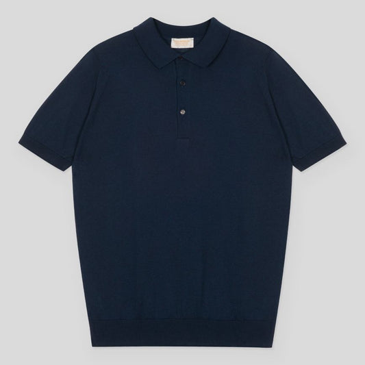 JSY HECTER Cotton x Cashmere Polo Shirt Eclipse