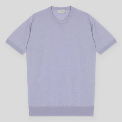 JSY HILCOTE Men Merino X Cotton T-Shirt LILA