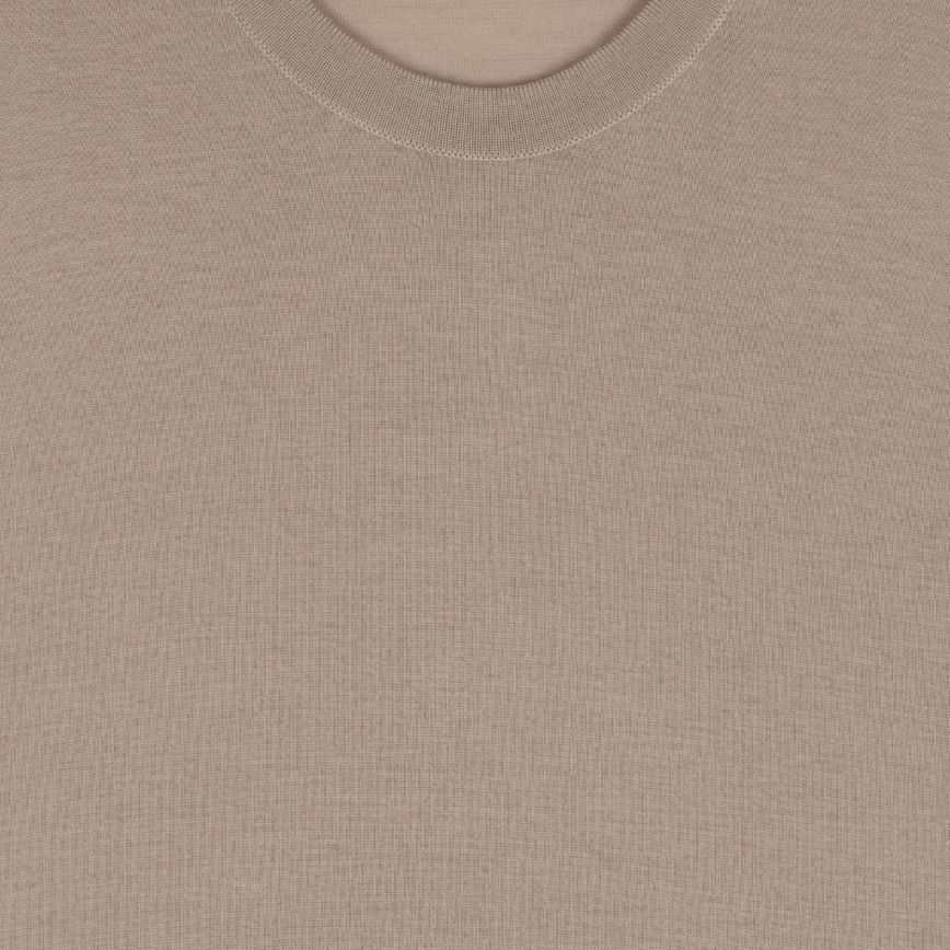 JSY HILCOTE Men Merino X Cotton T-Shirt Oat
